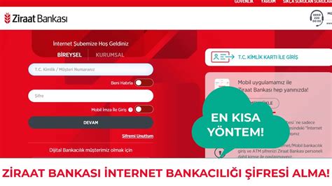 Ziraat katılım bankası internet bankacılığı